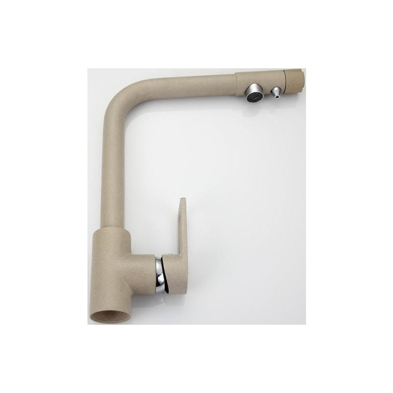 Смеситель Frap F4372-20 бежевый сбоку