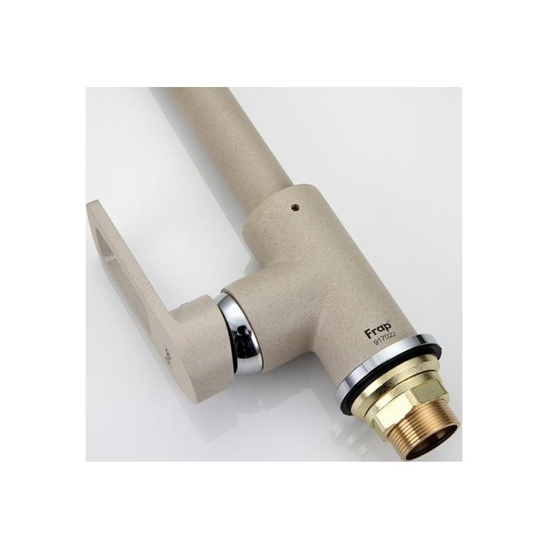 Смеситель Frap F4372-20 бежевый гайка