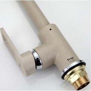 Смеситель Frap F4372-20 бежевый гайка