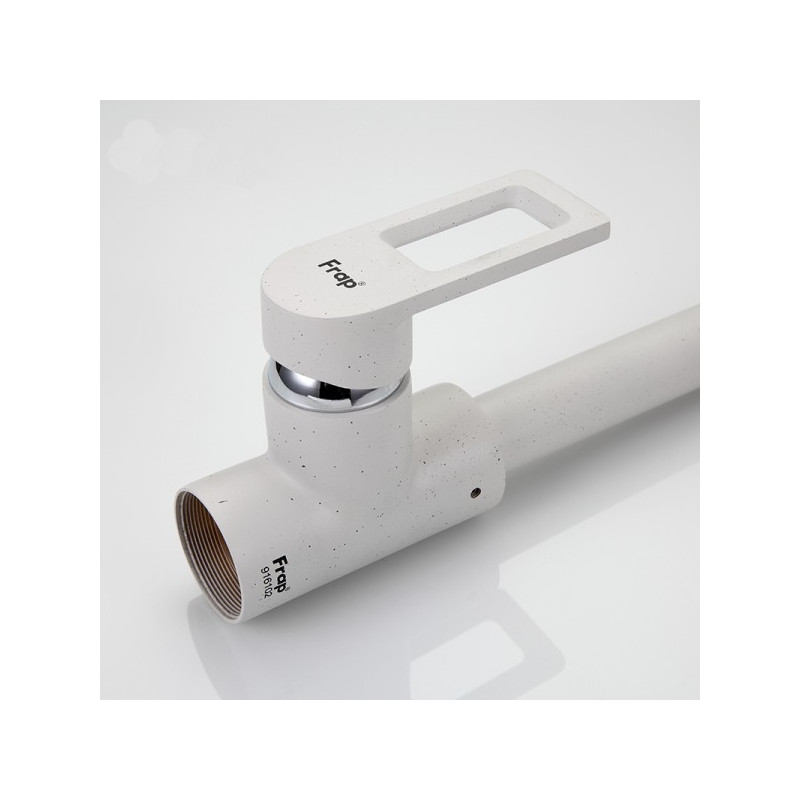 Смеситель Frap F4372-8 белый захват