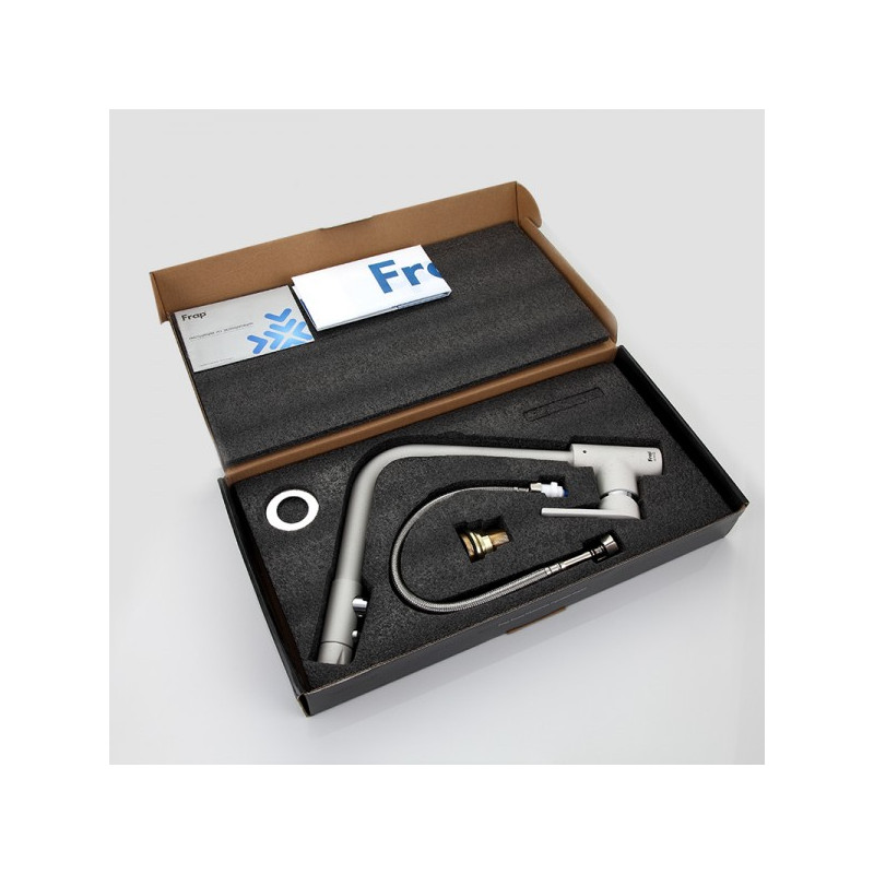 Смеситель Frap F4372-8 белый упаковка