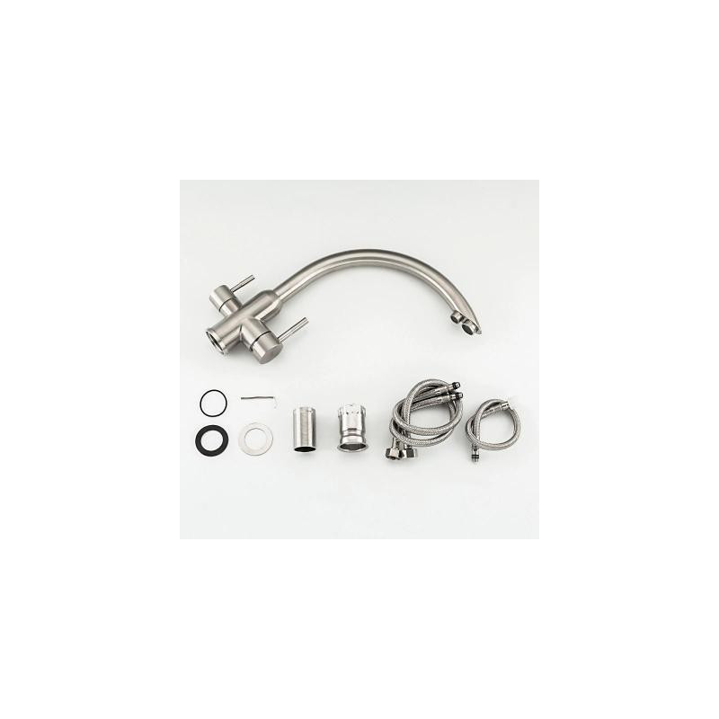 Смеситель Frap F43899 сатин комплект