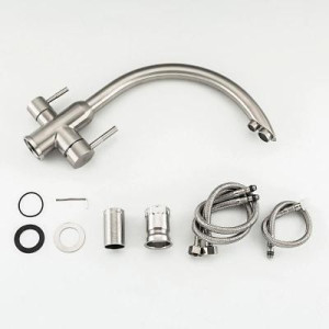 Смеситель Frap F43899 сатин комплект