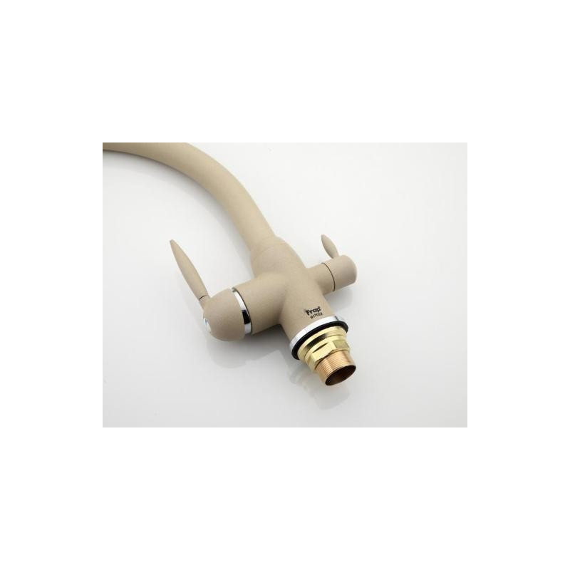 Смеситель Frap F4399-20 бежевый гайка