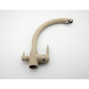 Смеситель Frap F4399-20 бежевый сбоку