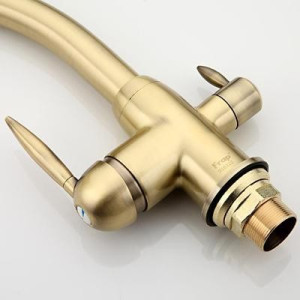 Смеситель Frap F4399-4 бронзовый гайка