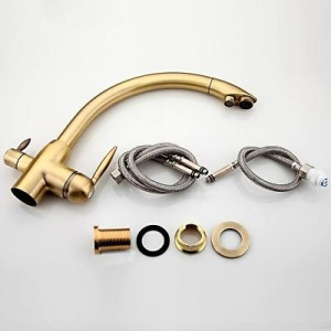 Смеситель Frap F4399-4 бронзовый комплект