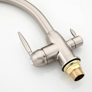 Смеситель Frap F4399-5 сатин гайка