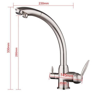 Смеситель Frap F4399-5 сатин размеры