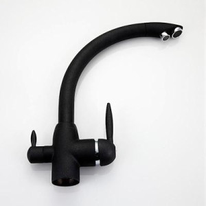 Смеситель Frap F4399-7 черный сбоку