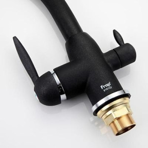 Смеситель Frap F4399-7 черный гайка