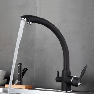 Смеситель Frap F4399-7 черный вода