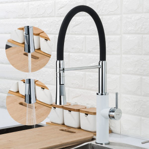 Смеситель Frap F4452-8 черный/белый аэратор