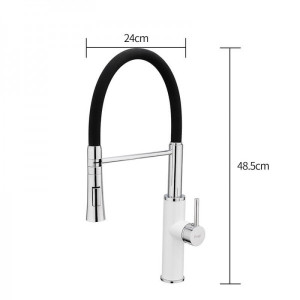 Смеситель Frap F4452-8 черный/белый размеры