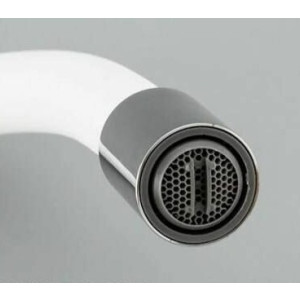 Смеситель Frap F4458 белый/хром аэратор