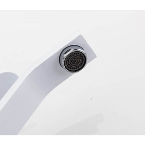 Смеситель Frap F4545 белый/хром аэратор