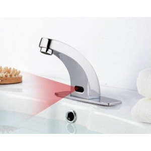 Смеситель Frap F512-1 хром на умывальнике