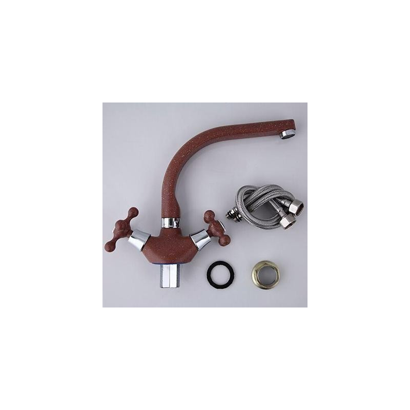 Смеситель Frap F5408-22 темно-коричневый комплект