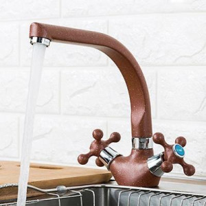 Смеситель Frap F5408-22 темно-коричневый включен