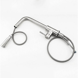 Смеситель Frap F60899 сатин шланг