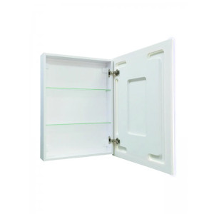 Шкаф с зеркалом Континент Reflex LED 60х80 вид внутри