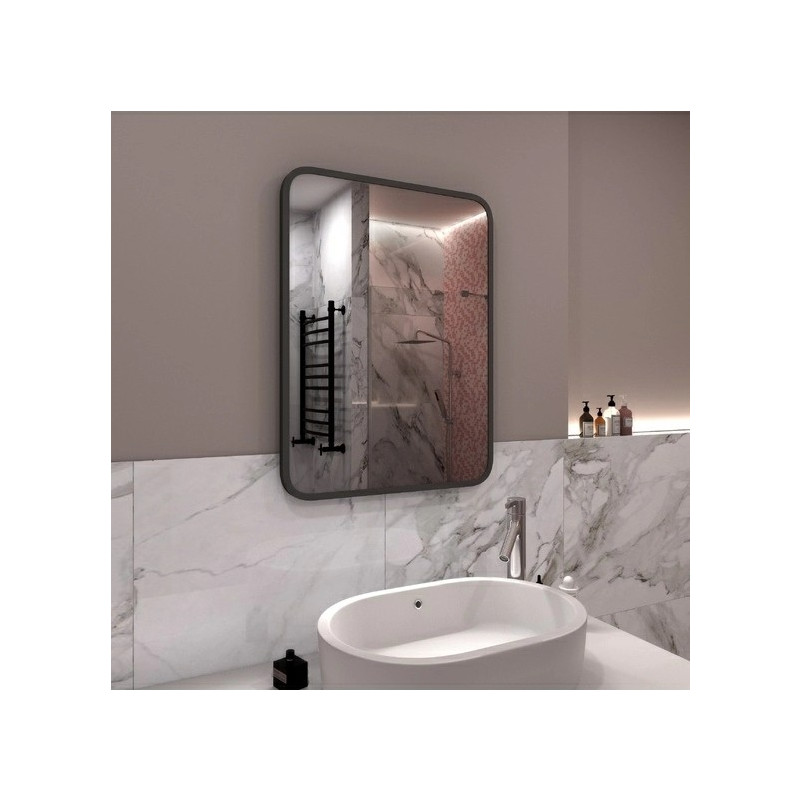 Зеркало Континент Сидней 60x80 Black в ванной