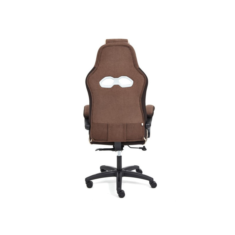 Кресло геймерское Tetchair Arena коричневый/бежевый вид сзади