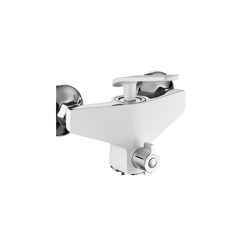 Смеситель Fashun A2281-8 белый/хром переключатель