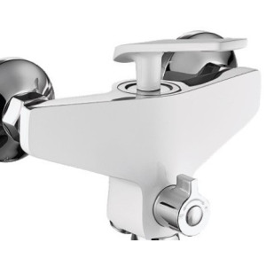 Смеситель Fashun A2281-8 белый/хром переключатель