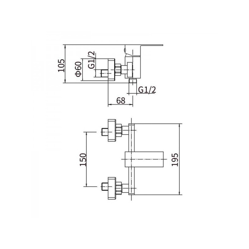 Смеситель Fashun A52002 сатин размеры