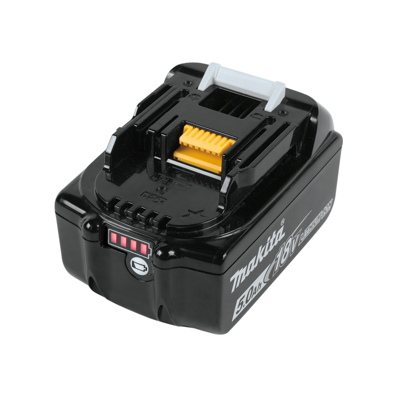 Аккумулятор Makita BL 1850 B Li-Ion 18 В 5.0 A·ч сверху