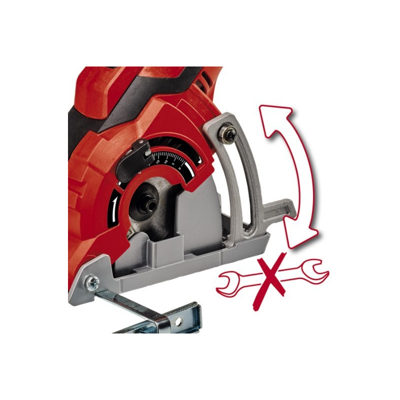 Циркулярная пила Einhell TC-CS 89 уровень наклона