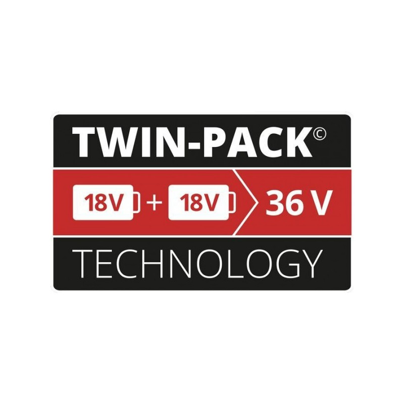 Аккумулятор Einhell Twinpack 4511489 Li-Ion18 В 4.0 А·ч технология Twinpack