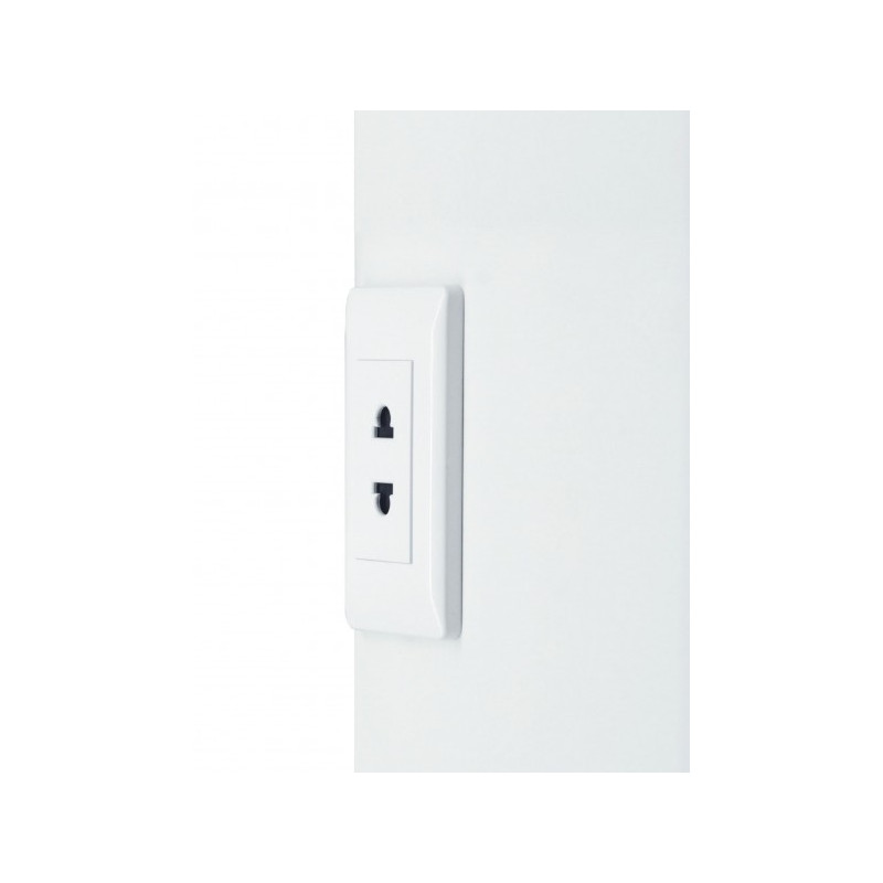 Шкаф с зеркалом Континент Aperio L розетка