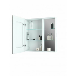 Шкаф с зеркалом Континент Aperio L вид внутри