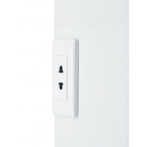 Шкаф с зеркалом Континент Aperio L розетка