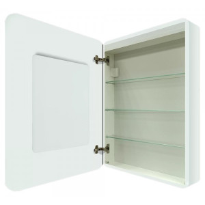 Шкаф с зеркалом Континент Elliott Led 60х80 L вид внутри