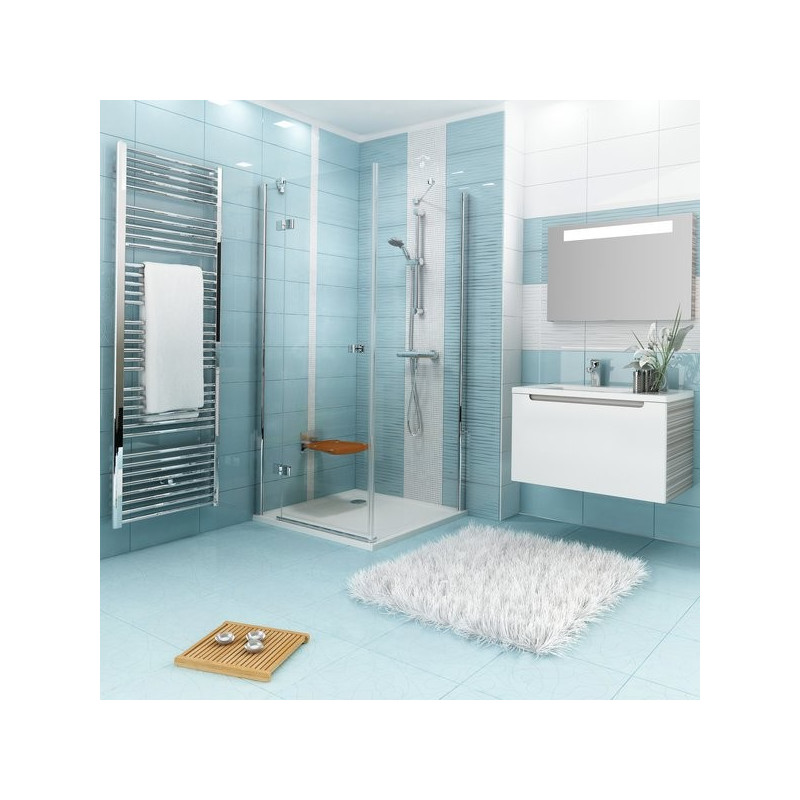 Душевая стенка Ravak SmartLine SMPS-80 вид в ванной комнате