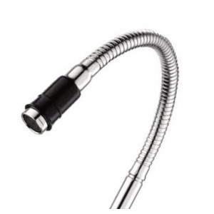 Смеситель Fashun A43127-7 черный/хром гибкий