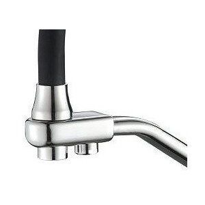 Смеситель Fashun A4382-7 черный/хром аэратор