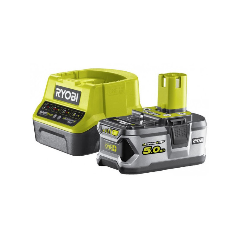 Аккумулятор с зарядным устройством Ryobi RC18120-150 Li-Ion 18 В 5.0 А·ч