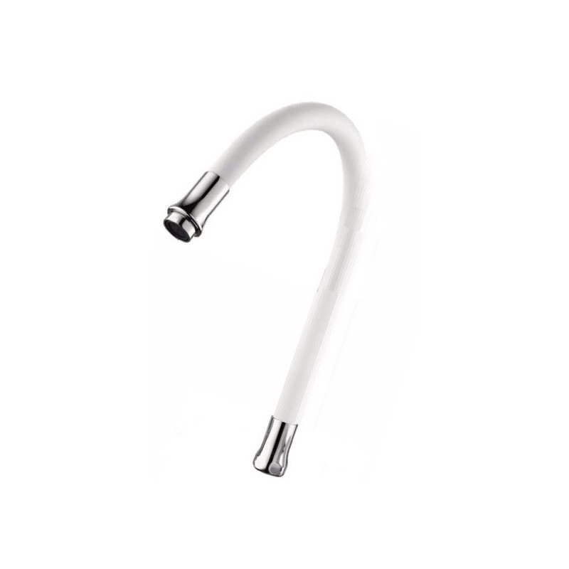 Смеситель Fashun A44127-8 белый/хром излив