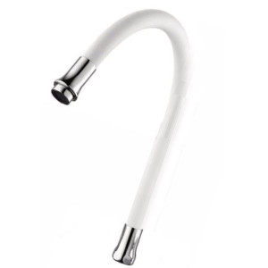 Смеситель Fashun A44127-8 белый/хром излив