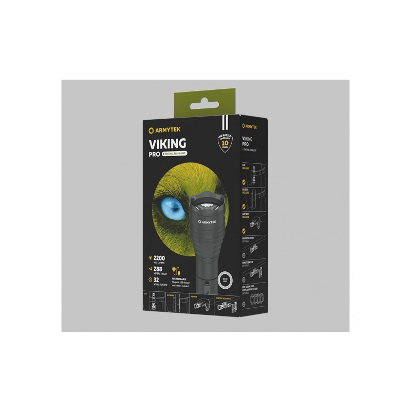 Фонарь Armytek Viking Pro теплый -кробка