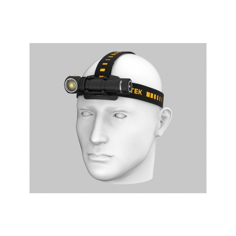 Фонарь Armytek Wizard C2 - вид налобного крепления