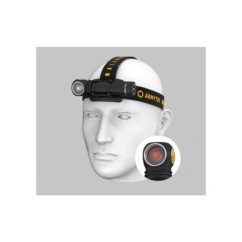 Фонарь Armytek Wizard C2 WR - налобное крепление