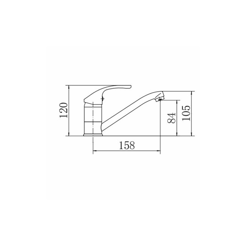 Смеситель Fashun A4536 хром размеры