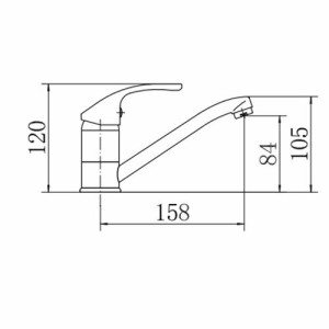 Смеситель Fashun A4536 хром размеры