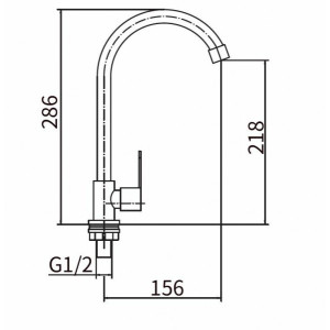 Смеситель Fashun A54192 сатин размер