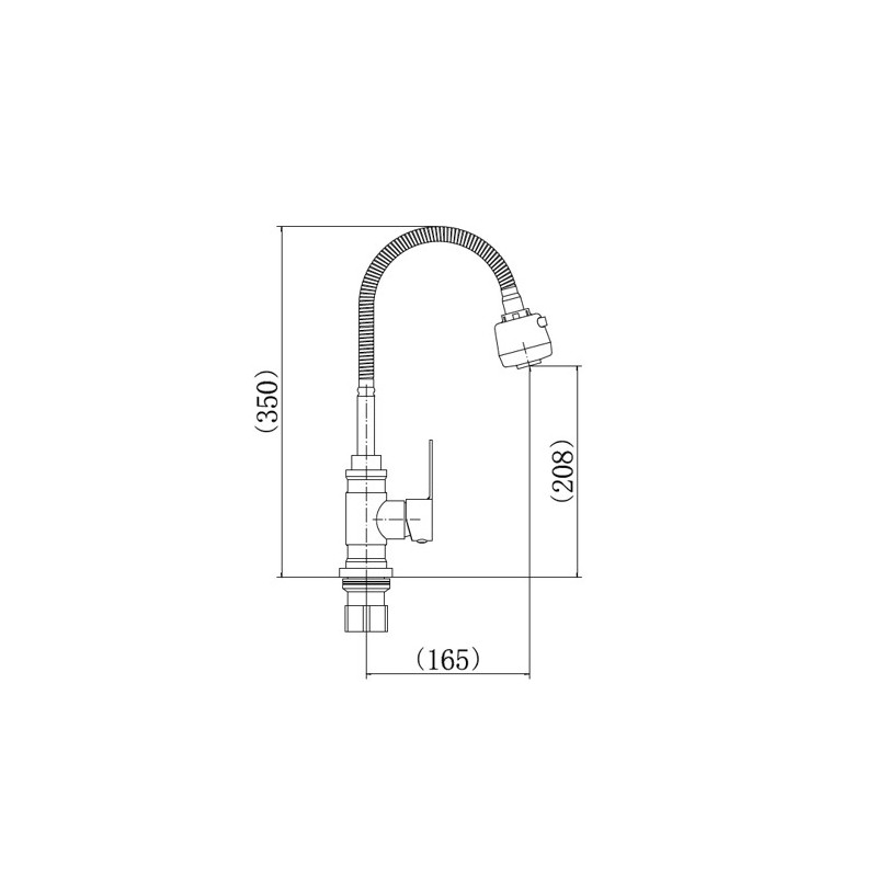 Смеситель Fashun A54401-3 сатин размер